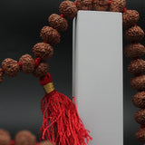 Certified Nepal 9 Mukhi 108 Beads Rudraksha Mala