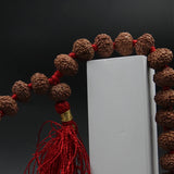 Certified Nepal Natural 6 Mukhi Rudraksha Pooja Mala