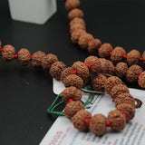 Certified Nepal Natural 6 Mukhi Rudraksha Pooja Mala