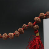 Certified Nepal Natural 6 Mukhi Rudraksha Pooja Mala