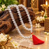 Diamond Cut Sphatik Crystal Quartz Mala