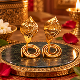 Gold Plated Nag Nagin Joda Small Size (3cm)