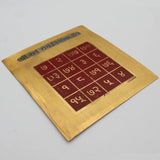 Gold Plated Sarv Rog Niwaran Copper Yantra