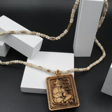 Jai Shree Bhageshwar Dham Pendant With Long Size Tulsi Mala