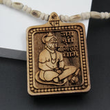 Jai Shree Bhageshwar Dham Pendant With Long Size Tulsi Mala