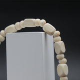 Jai Sita Ram Round Shape With White Tulsi Beads Mala