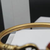 Mahadev Trishul Dmaru Golden Bracelet Kada