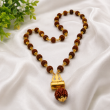 Rudraksha Mala | Mahakal Tabiz Damru Locket With Mala