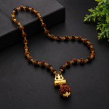 Rudraksha Mala | Mahakal Tabiz Damru Locket With Mala