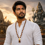 Rudraksha Mala | Mahakal Tabiz Damru Locket With Mala