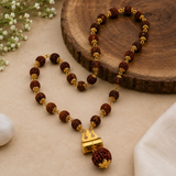 Rudraksha Mala | Mahakal Tabiz Damru Locket With Mala