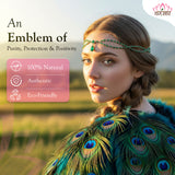 Peacock Feather | Original Mor Pankh (Set of 11 Tails) - Length Size 30 Inches