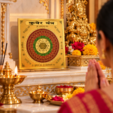 Multicolor Copper Kuber Yantra( 3X3)