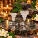 Nag Nagin Joda Silver Plated For Kaal Sarp Dosh