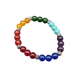 Natural Stones Reiki Yoga Healing Bracelet (Multicolor)