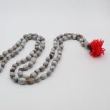 Natural White Vaijanti Mala Original 108 with Rudrakhsha