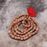 Original Big Size Red Thread  108 Beads Tulsi Mala