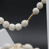 Original Big Size Round Bead Kanthi Tulsi Mala With Radha Krishna Locket