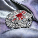 Original Diamond Cut Sphatik Crystal Quartz Japa Mala