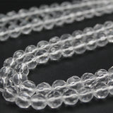 Original Diamond Cut Sphatik Crystal Quartz Japa Mala