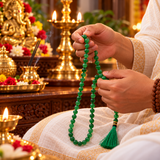 Original Green Hakik (Hakeek) Mala 108 Beads
