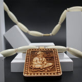 Original Jai Shree Bhageshwar Dham hanumanji Long Size Cylindrical Bead Tulsi Mala