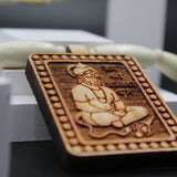 Original Jai Shree Bhageshwar Dham hanumanji Long Size Cylindrical Bead Tulsi Mala