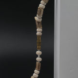 Original Long Size Jai Shree Ram Locket With Black White Round Beads Tulsi Mala