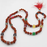 Original Navratn Rudraksha Mala With Nine Navratn Stones