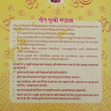 Original Nepal Lab Certified 3 Mukhi Rudraksha (yellow packaging) 2.85g