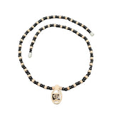 Original Radha Small Size Locket With Wood Black And White Color Tulsi Kanthi Mala