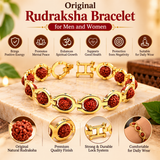 Original Rudraksha Bracelet for Men and Women
