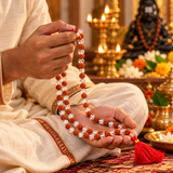 Original Rudraksha With Sphatik Mala