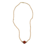 Original Small Beads Tulsi Mala with 5 Five Mukhi Rudraksha