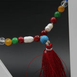 Original Small Nine Multicolors Navgraha Navratna Long Chain