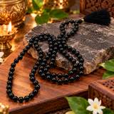 Original Sulemani Black Hakik 108 Beads 8mm Mala