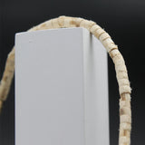 Original White Round Bead Kanthi Tulsi Mala With Radha Locket