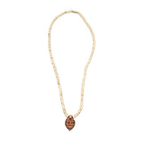 Original White Round Bead Kanthi Tulsi Mala With Radha Locket