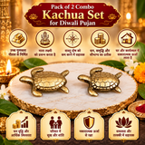 Pack of 2 Combo Kachua Set for Diwali Pujan