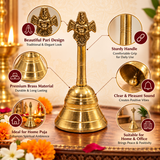 Peetal Ki Ghanti - Puja Bell | Pari Design Best Quality Ghanti for Puja Use | Home & Office Usage