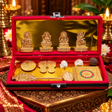 Premium Dhan Lakshmi Kuber Yantra Box (12 Items)