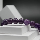Purple Crystal Gem Stone Aesthetic Bracelet