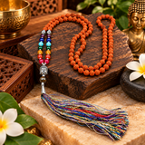 Rudraksha Gautam Buddha Beads Japa Mala