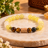 Sagittarius Rashi Bracelet with Yellow Beads