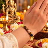 Sagittarius Rashi Bracelet with Yellow Beads