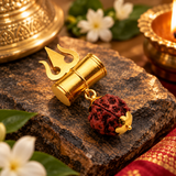 Tabiz Damru Trishul Locket