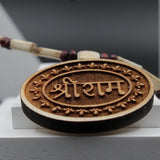 Shree Ram Pendant With Tulsi Beads Mala
