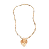 Shri Hanumanji Locket With Natural Big Beads Tulsi Mala