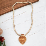 Small Size Shree Sita Ram Locket With Tulsi Kanthi Mala