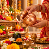 Pure Copper Small Kalash Lota for Puja at Home Office and Mandir | Tambe Ka Lota - 4 Inches Depth